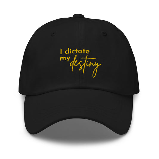 Cap Destiny Gold on Black