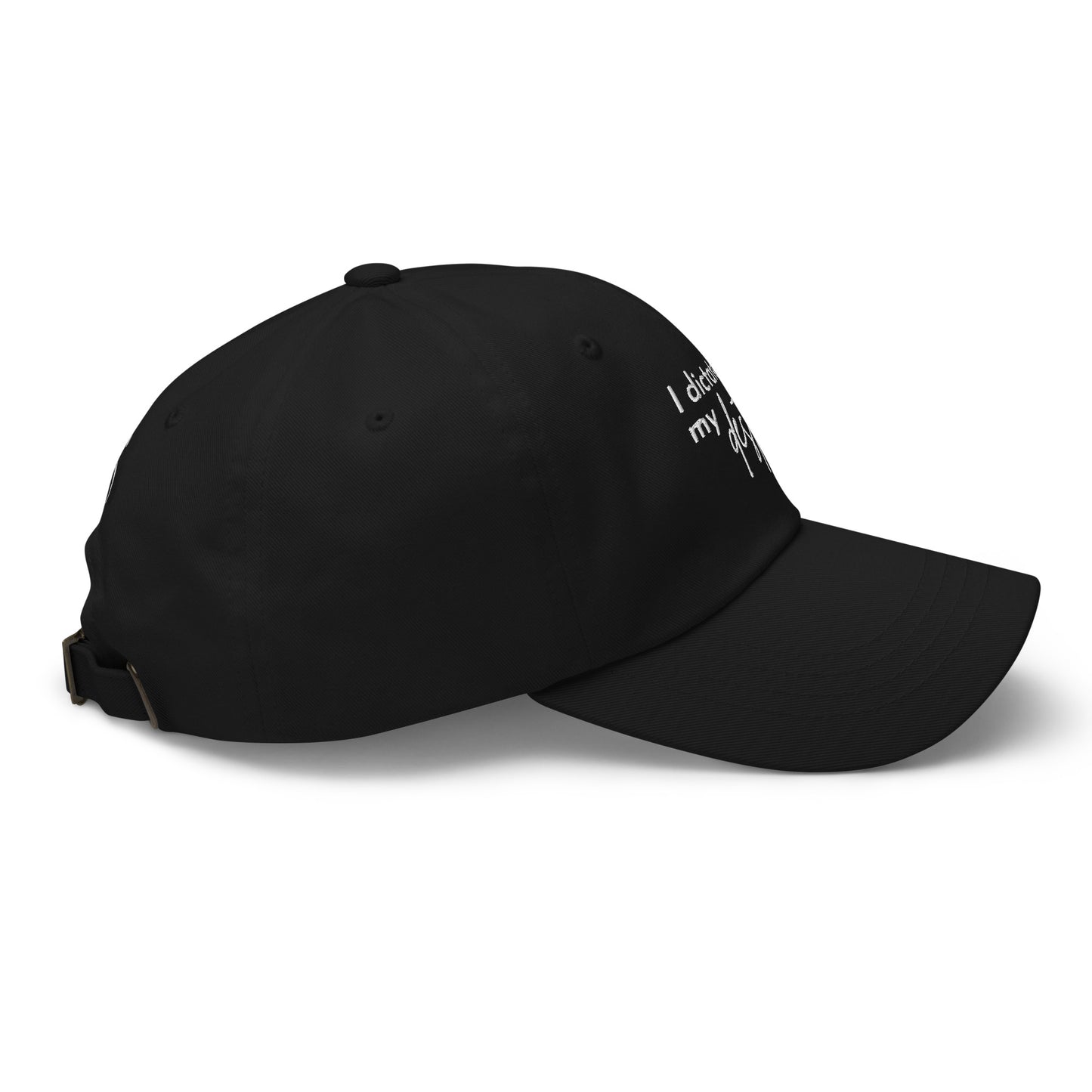 Cap Destiny White on Black