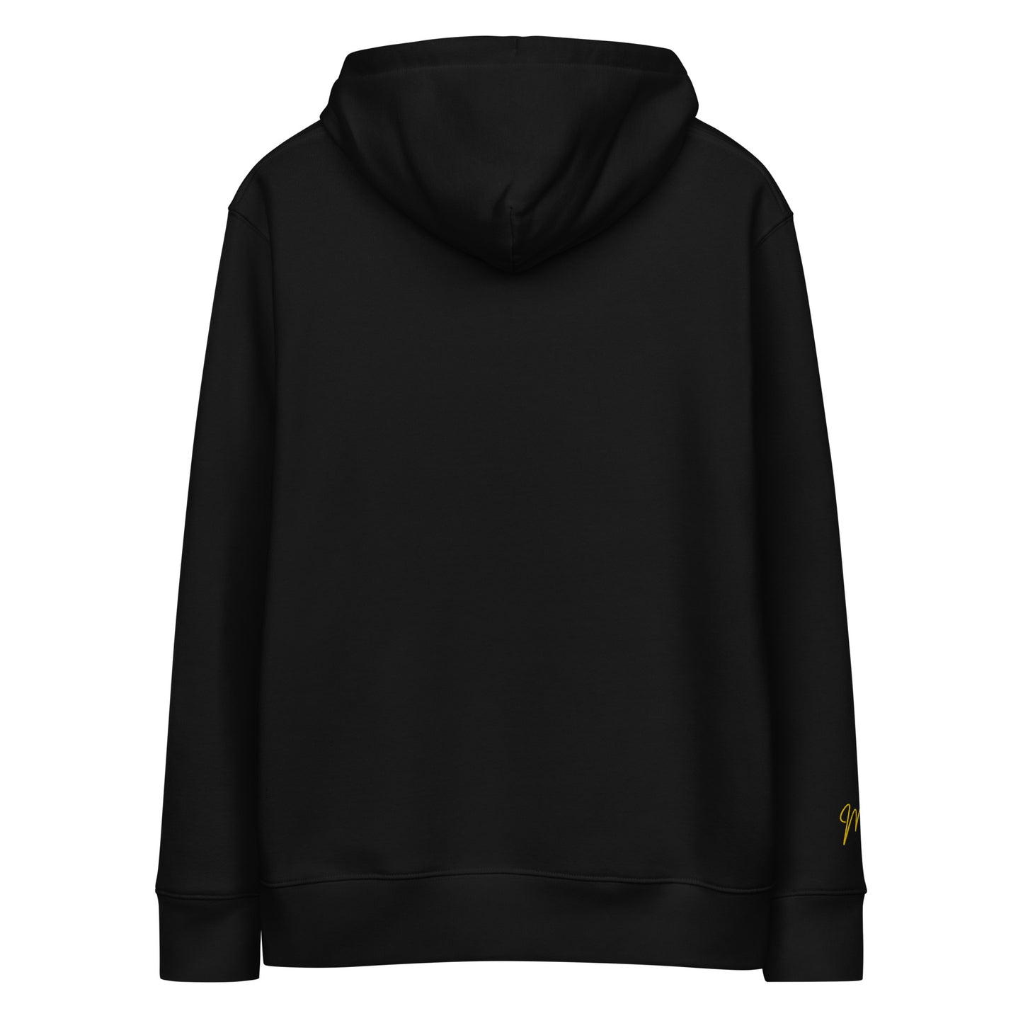 Hoodie More Please Premium Eco Gold on Black