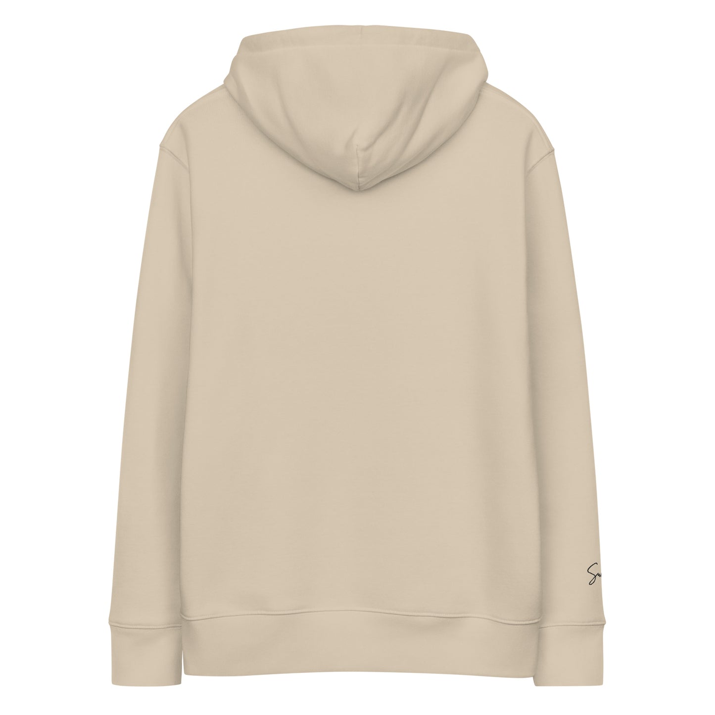 Hoodie Inevitable Success Premium Eco Black on Cream