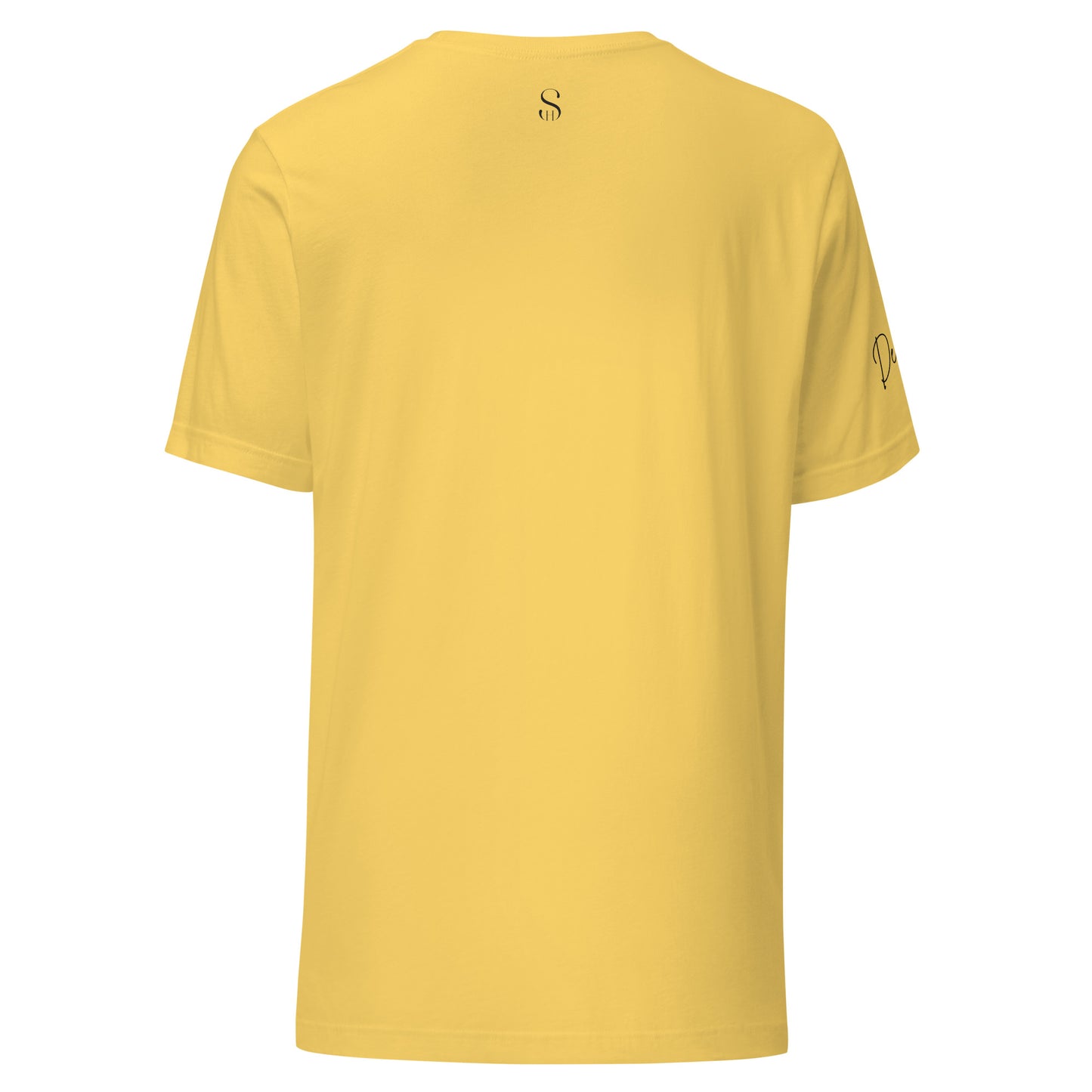 Tee Destiny Black on Yellow