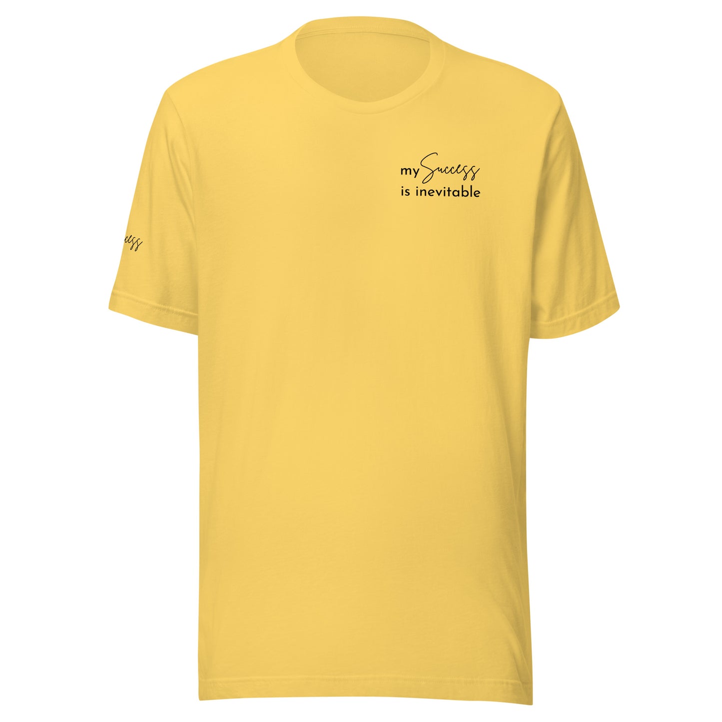 Tee Success Black on Yellow