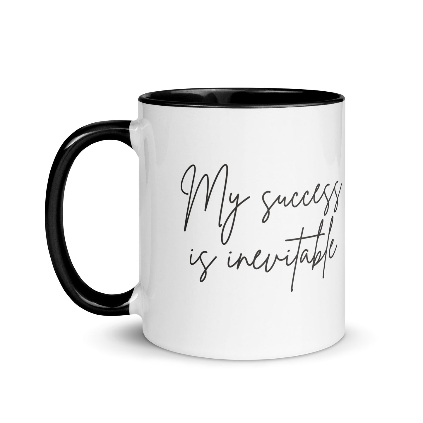 Mug Inevitable Success with Black Inside